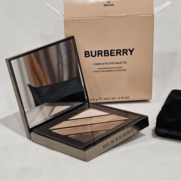 NIB 68.00 NIB Burberry Complete Eye Palette in 02 Mocha 5.4g / 0.19oz Mocha - Picture 2 of 11
